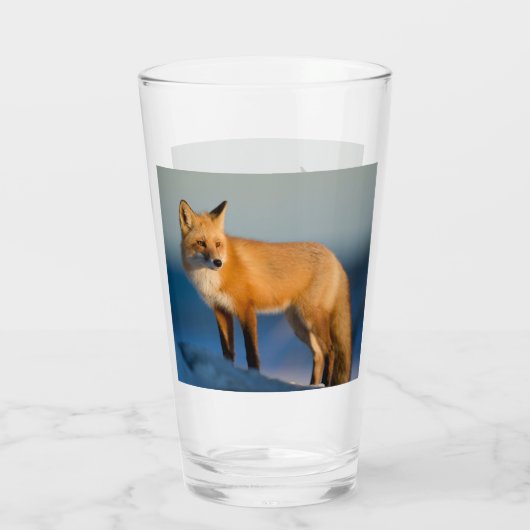 Bruin Fox Glas (Achterkant)