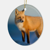 Bruin Fox Keramisch Ornament (Links)
