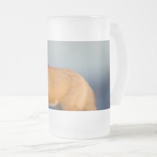 Bruin Fox Matglas Bierpul (Voorkant rechts)