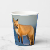 Bruin Fox Papieren Bekers (Voorkant)