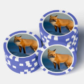 Bruin Fox Poker Chips (Opstapeling)