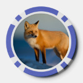 Bruin Fox Poker Chips (Achterkant)
