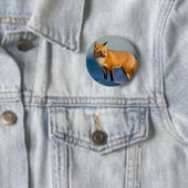 Bruin Fox Ronde Button 5,7 Cm (In situ)