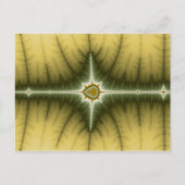 Bruin - fractaal Briefkaart (Voorkant)