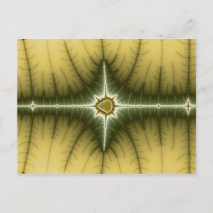 Bruin - fractaal Briefkaart