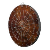 Bruin Fractal Dart Board Dartbord (Voorkant Rechts)