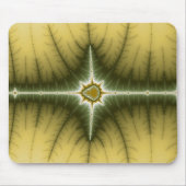 Bruin - Fractal Mousepad Muismat (Voorkant)
