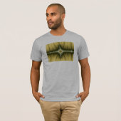 Bruin - Fractal T-shirt (Voorkant volledig)