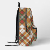 Bruin gebarsten patroon bedrukte rugzak (Links)