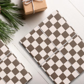 Bruin gebarsten patroon inpakpapier vel