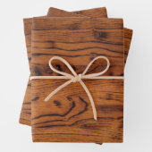  bruin gebrand hout inpakpapier vel (In situ)