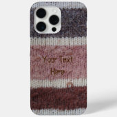 bruin gebreide strepen,  stijlvol ontwerp Case-Mate iPhone case (Achterkant)