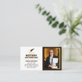 Bruin & Geel Notaris Lening Signing Agent Foto Visitekaartje (Staand voorkant)