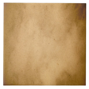 bruin geel papier, perkamentachtergrond tegeltje