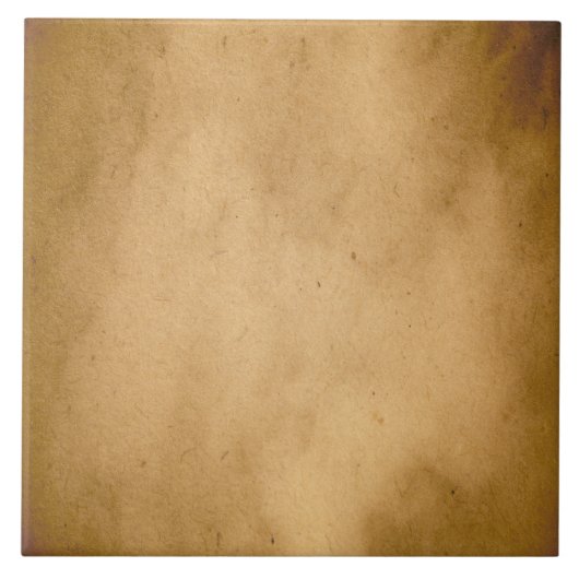 bruin geel papier, perkamentachtergrond tegeltje (Voorkant)