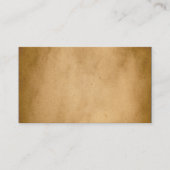 bruin geel papier, perkamentachtergrond visitekaartje (Voorkant)