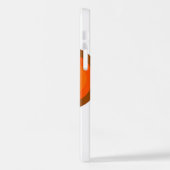 Bruin Geel Sinaasappel Mideeuwse Kunstpatroon iPhone Hoesje (Linkerkant)