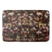 Bruin gekleurd driehoekig mozaïek met lichte opluc badmat (Voorkant)