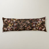 Bruin gekleurd driehoekig mozaïek met lichte opluc lichaamskussen (Achterkant)