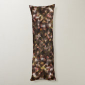 Bruin gekleurd driehoekig mozaïek met lichte opluc lichaamskussen (Achterkant (Verticaal))