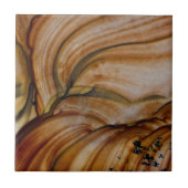 Bruin gekleurde Deschutes Jasper Tegeltje (Voorkant)