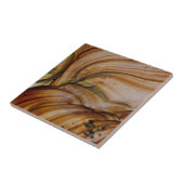 Bruin gekleurde Deschutes Jasper Tegeltje (Zijkant)