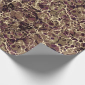 Bruin  gemarmerd papier (Hoek)