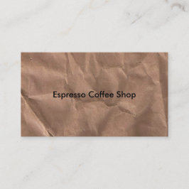 Bruin gemarmerd Visitekaartje