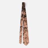 Bruin, gemengd met zwart patroonontwerp stropdas (Achterkant)