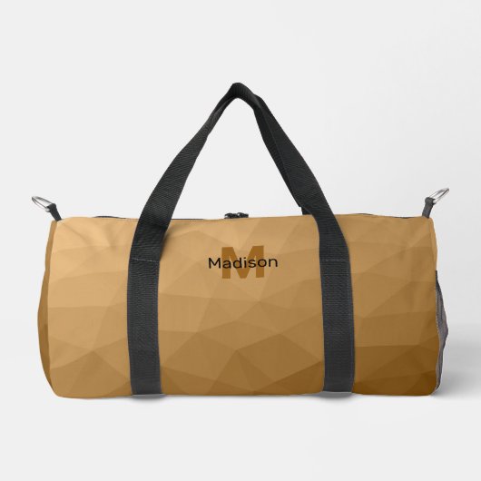 Bruin geometrisch mesh patroon Monogram Plunjezak (Voorkant)