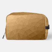 Bruin geometrisch mesh patroon Monogram Toilettasje (Achterkant)