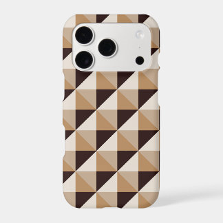 Bruin geometrisch patroon