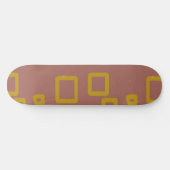 Bruin geometrisch skateboard (Horizontaal)