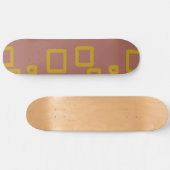 Bruin geometrisch skateboard (Horizontaal)