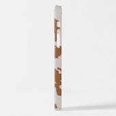 Bruin gepotte Koeienhuid — Dierafdrukken iPhone Hoesje (Linkerkant)