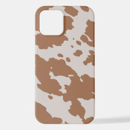 Bruin gepotte Koeienhuid — Dierafdrukken iPhone 12 Hoesje