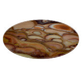 Bruin gepotte Onyx Snijplank (Hoek)