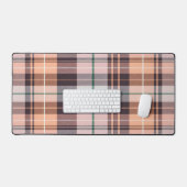 Bruin geruit bureaumat (Keyboard & Muis)