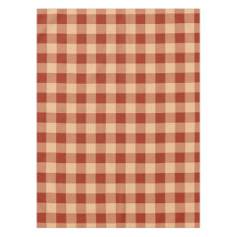 Bruin geruit gingham patroon tafelkleed