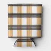 Bruin geruite controlepatroon blikjeskoeler (Voorkant)