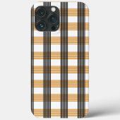 Bruin geruite controlepatroon Case-Mate iPhone case (Achterkant)