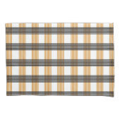 Bruin geruite controlepatroon kussensloop (Voorkant)