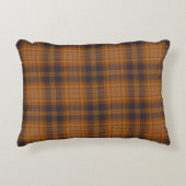 Bruin geruite Tartan Plaid Accent Kussen (Voorkant)