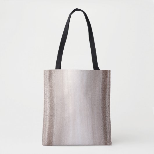 Bruin geschilderde achtergrond tote bag (Voorkant)