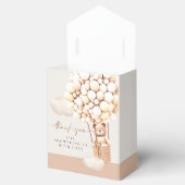 Bruin geslacht Neutraal Beer ballonnen voor een gu Bedankdoosjes (Geopend)