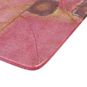 Bruin gestippeld rood Herfst blad Snijplank (Hoek)