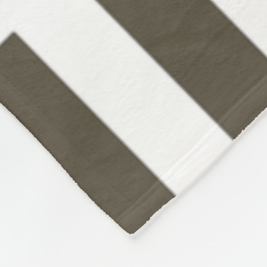 Bruin Gestreepte Hoek Geneste Doos Herhaal Patroon Fleece Deken (Hoek)