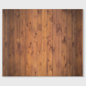 Bruin getextureerd hout  cadeaupapier (Vlak)