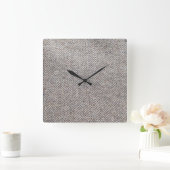 Bruin getweend weefsel vierkante klok (Huis)