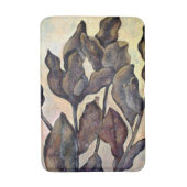 Bruin geverfd leder bath Mat (Voorkant Verticaal)